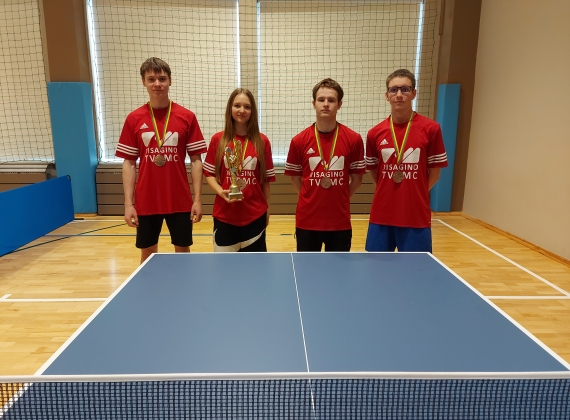 Sveikiname Visaginas TECH komandą laimėjus Lietuvos profesinio mokymo įstaigų stalo teniso finalinėse varžybose trečią vietą!1