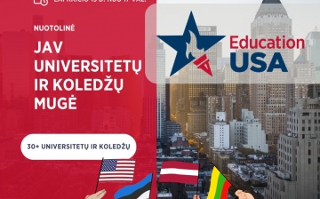 Education USA JAV universitetų mugė Baltijos šalims