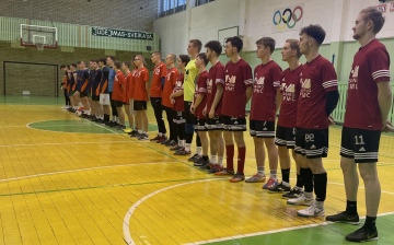 Vilniaus regiono profesinių mokyklų vaikinų salės futbolo turnyre pirmoji vieta!