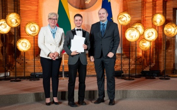 Centro mokinys - vienas iš 5-ių nominuotų profesinių įstaigų absolventų Lietuvoje