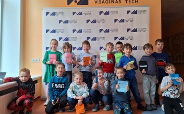Visagino lopšelio-darželio ,,Auksinis gaidelis“ auklėtinių vizitas