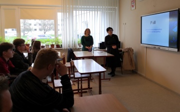 Susitikimas su Ignalinos Česlovo Kudabos gimnazijos mokiniais