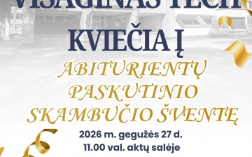 Kviečiame į abiturientų paskutinio skambučio šventę