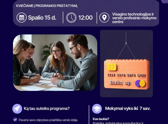 „Build Up – Tavo profesinis startas“ programos pristatymas1