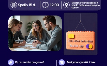 „Build Up – Tavo profesinis startas“ programos pristatymas
