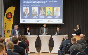 Visaginas TECH direktorius dalyvavo II-ajame dualinio profesinio mokymo forume