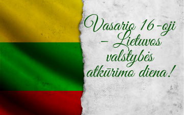 Kviečiame dalyvauti Vasario 16-ąjai skirtame renginyje „SUDAINUOKIME LIETUVĄ”