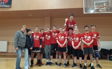Vilniaus regiono profesinių mokymo įstaigų vaikinų tinklinio varžybose pirmoji vieta!