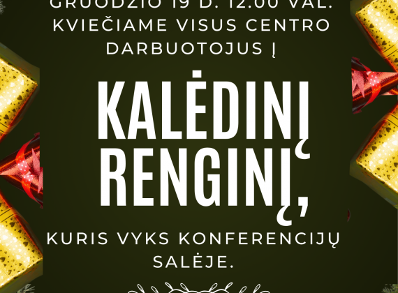 Kalėdinis renginys centro darbuotojams1