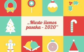 Vizualinės reklamos gamybos profesijos mokiniai laimėjo smagiausiame metų konkurse „Miesto žiemos pasaka – 2020“