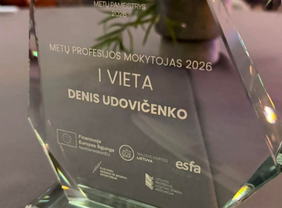 Visaginas TECH – tarp geriausių Lietuvoje: įvertinimai nacionaliniame konkurse „Metų pameistrys 2026“2