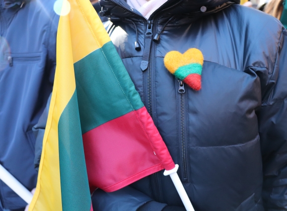 Visaginas TECH bendruomenė iškilmingai paminėjo Kovo 11-ąją2