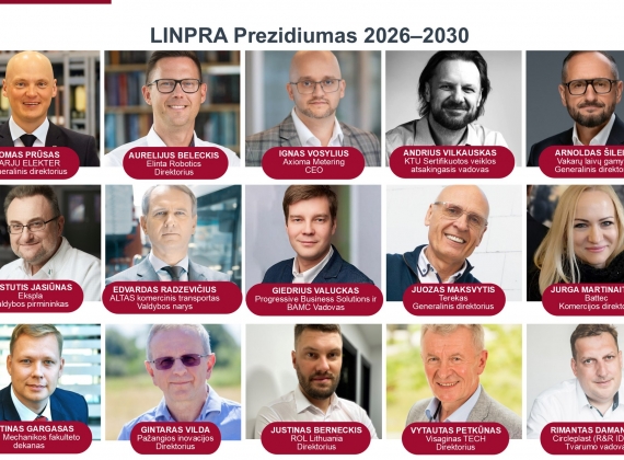 Į naująjį LINPRA prezidiumą išrinktas Visaginas TECH direktorius dr. Vytautas Petkūnas.3