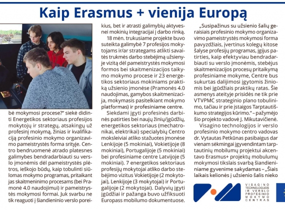 Kaip Erasmus + vienija Europą 15