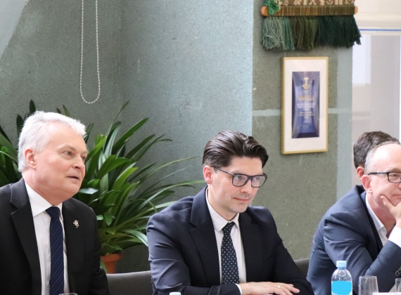 Centre vyko Lietuvos Respublikos Prezidento Gitano Nausėdos susitikimas su viešojo ir privataus sektoriaus atstovais16