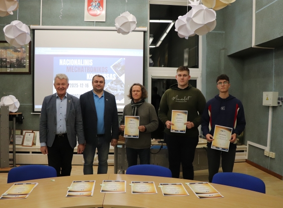 Nacionaliniame mechatronikos konkurse Visaginas TECH komanda laimėjo pirmą vietą!21