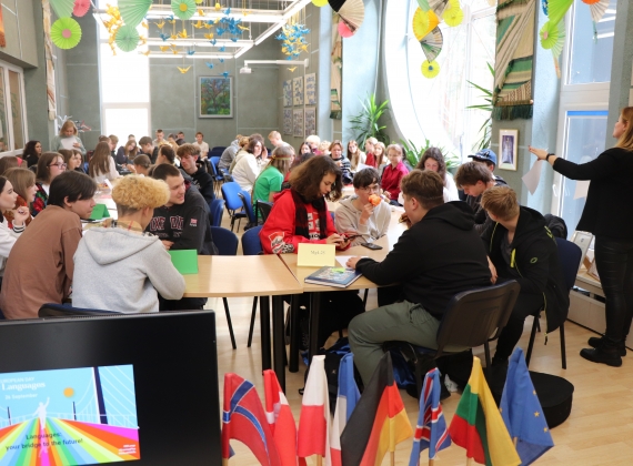 Tradiciškai paminėta Europos kalbų diena22